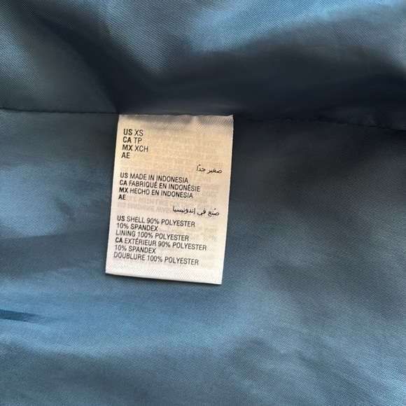 Women’s green/blue Velvet Blazer - Picture 4 of 9